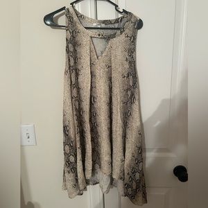 Snake skin top/tunic